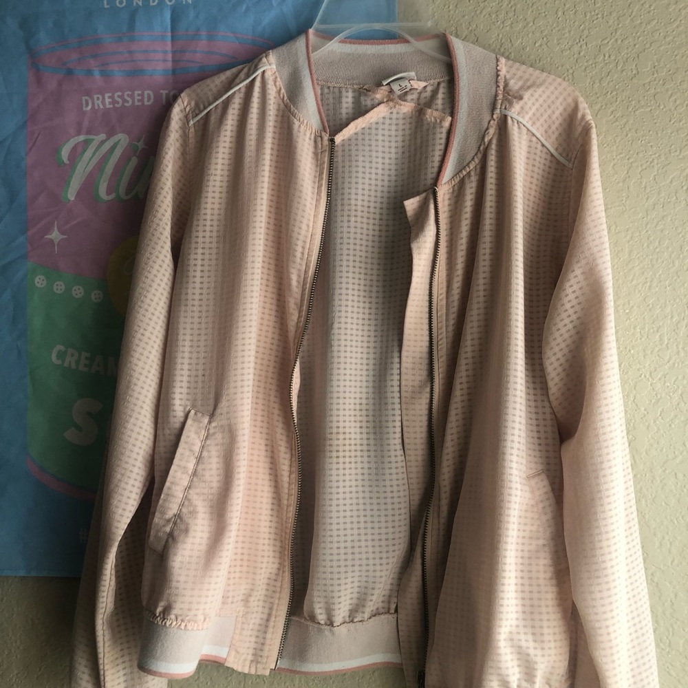 Pink jacket size large